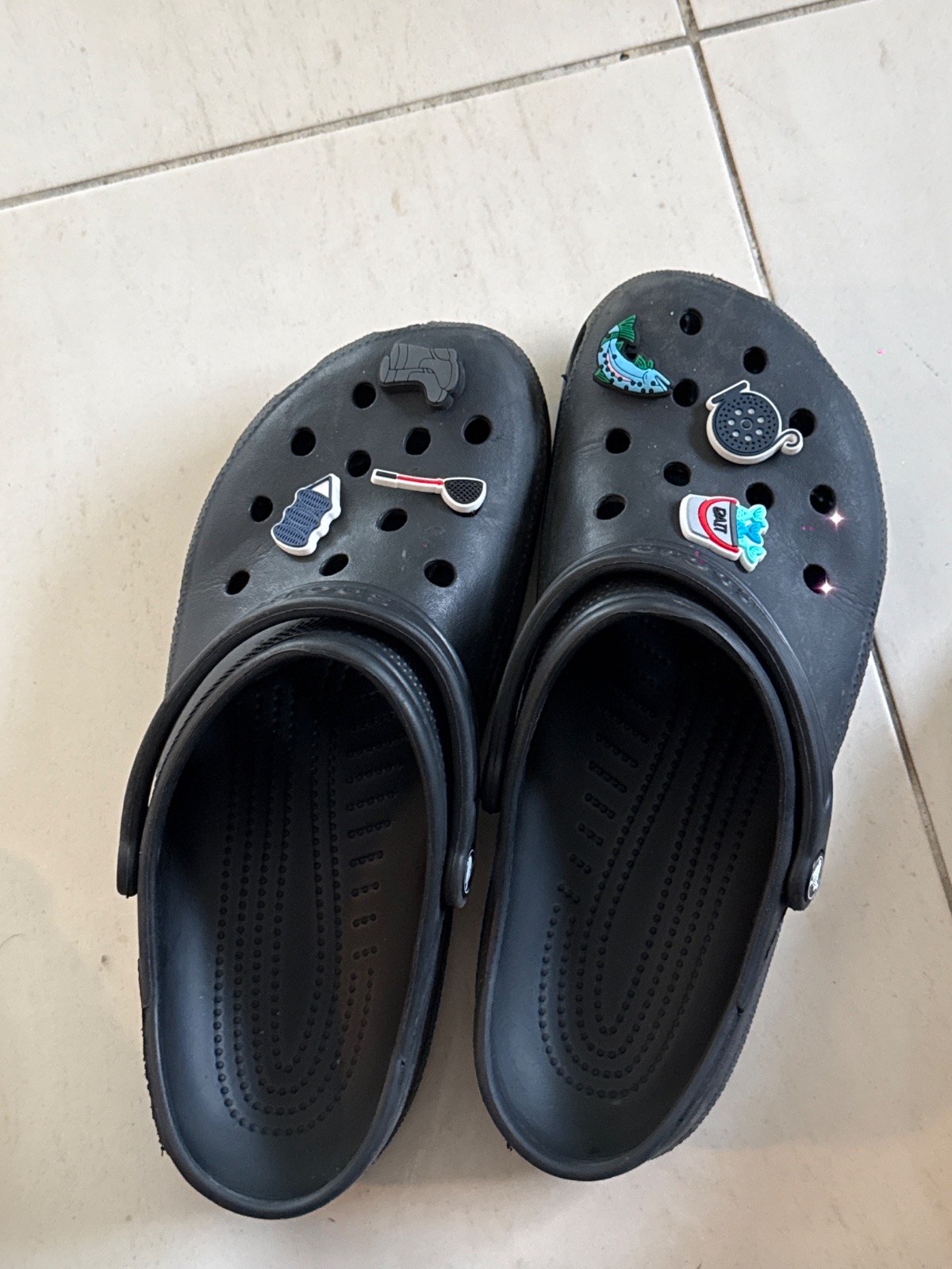 Black Crocs
